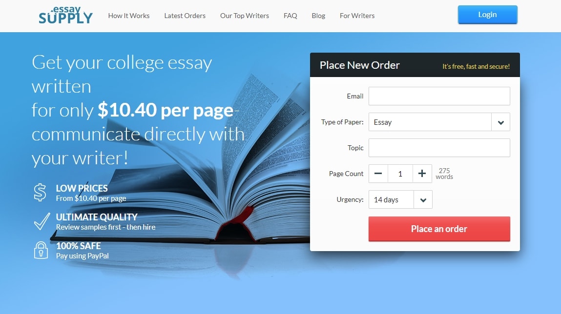 Paper writing services for college